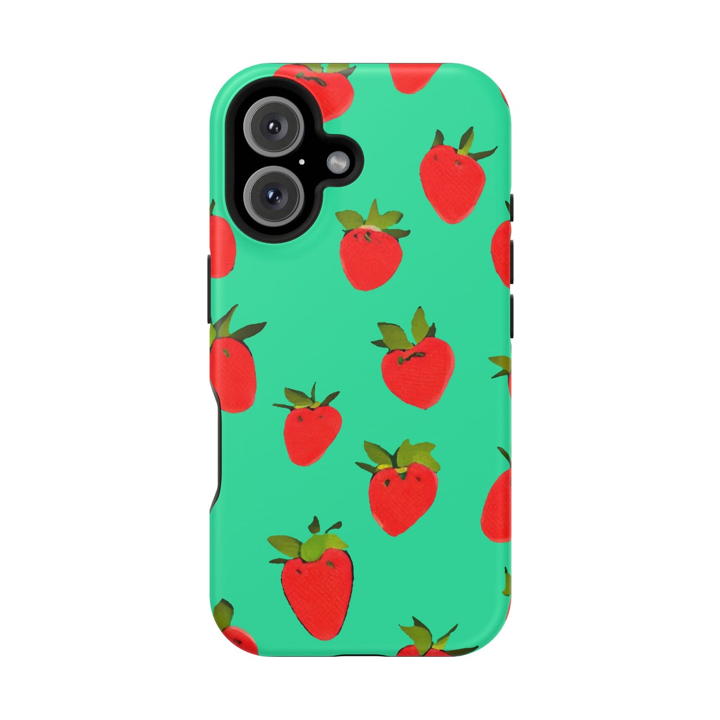 Strawberry Pattern - Magnetic Phone Case