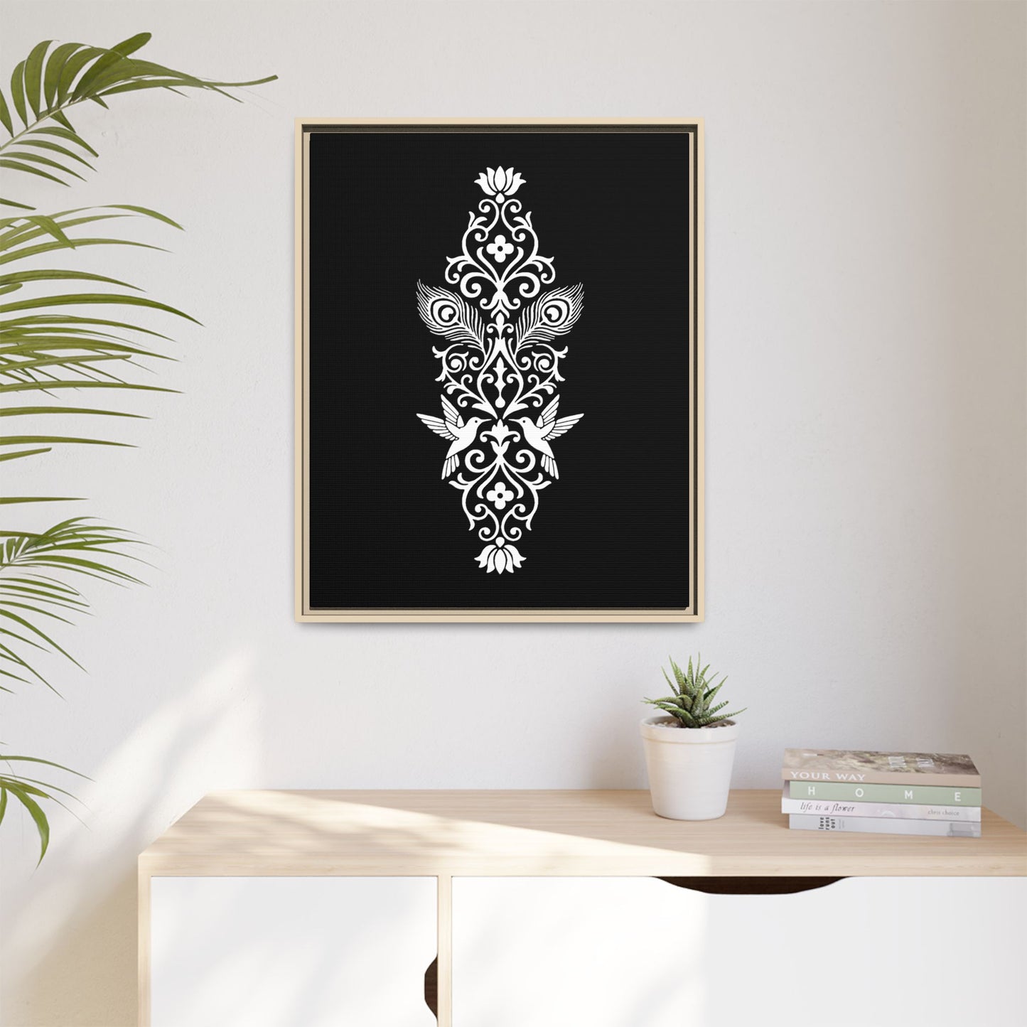 Hummingbird Soulmates - Framed Canvas