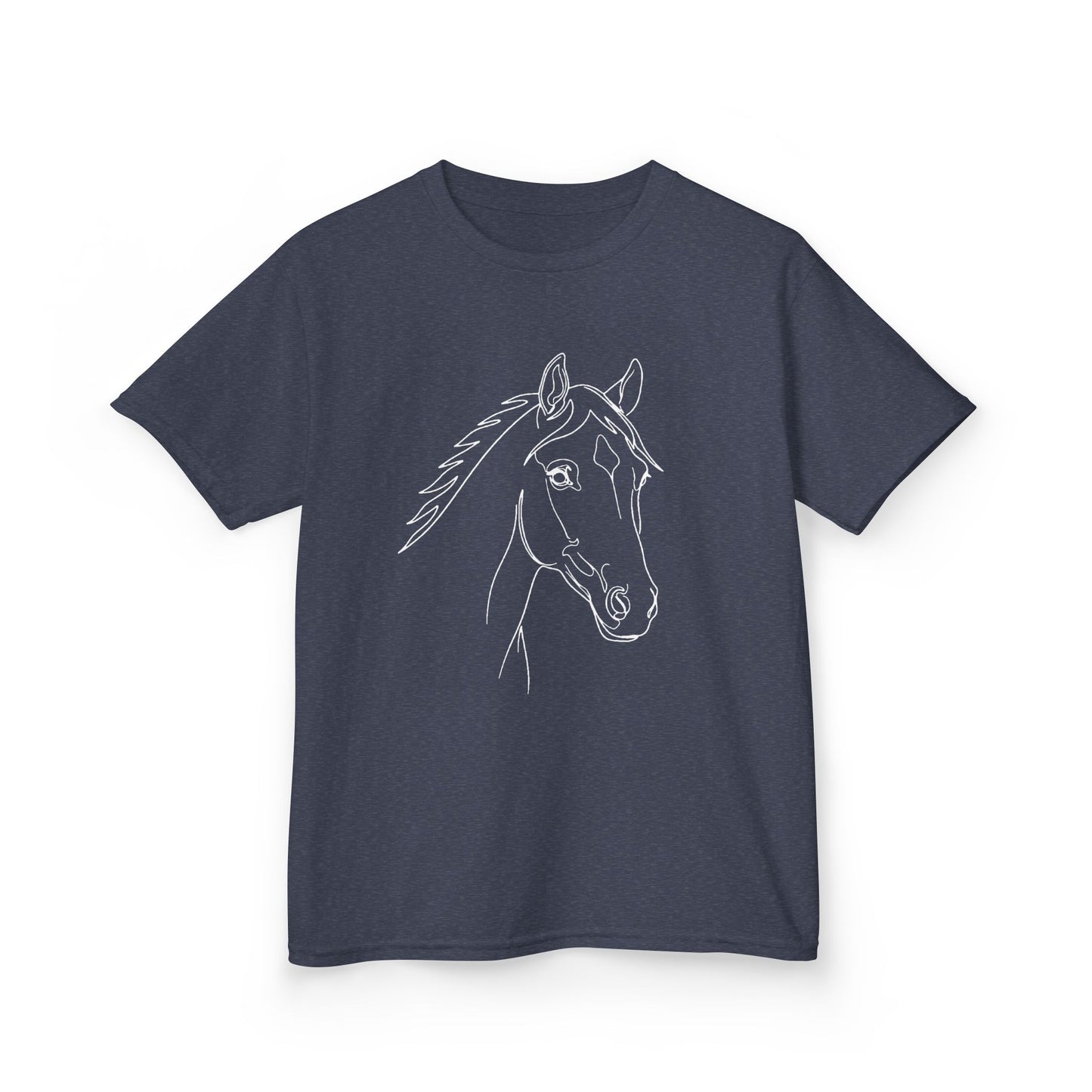 Horse Portrait Sketch - Kids Tee