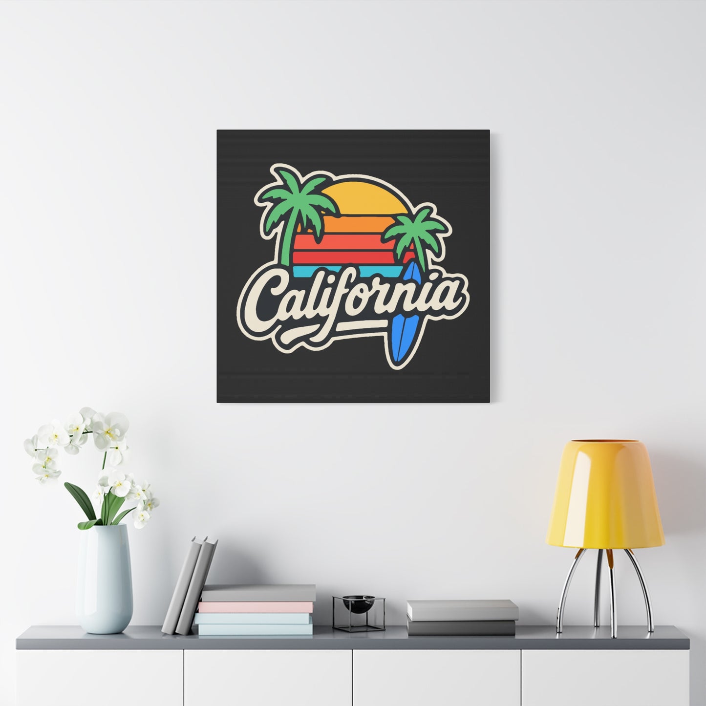 California Surf Vibes - Canvas
