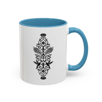 Hummingbird Soulmates - Color Accent Mug