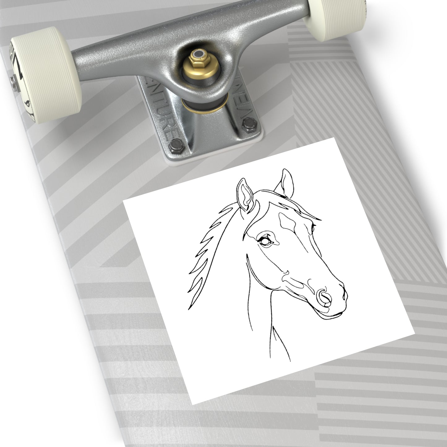 Horse Portrait Sketch - Sticker