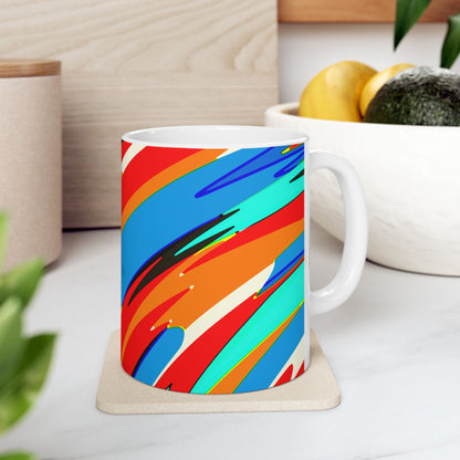 Abstract Rainbow Swirl Arc - Mug