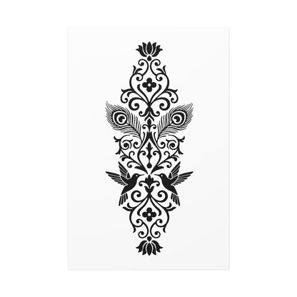 Hummingbird Soulmates - Stretched Canvas