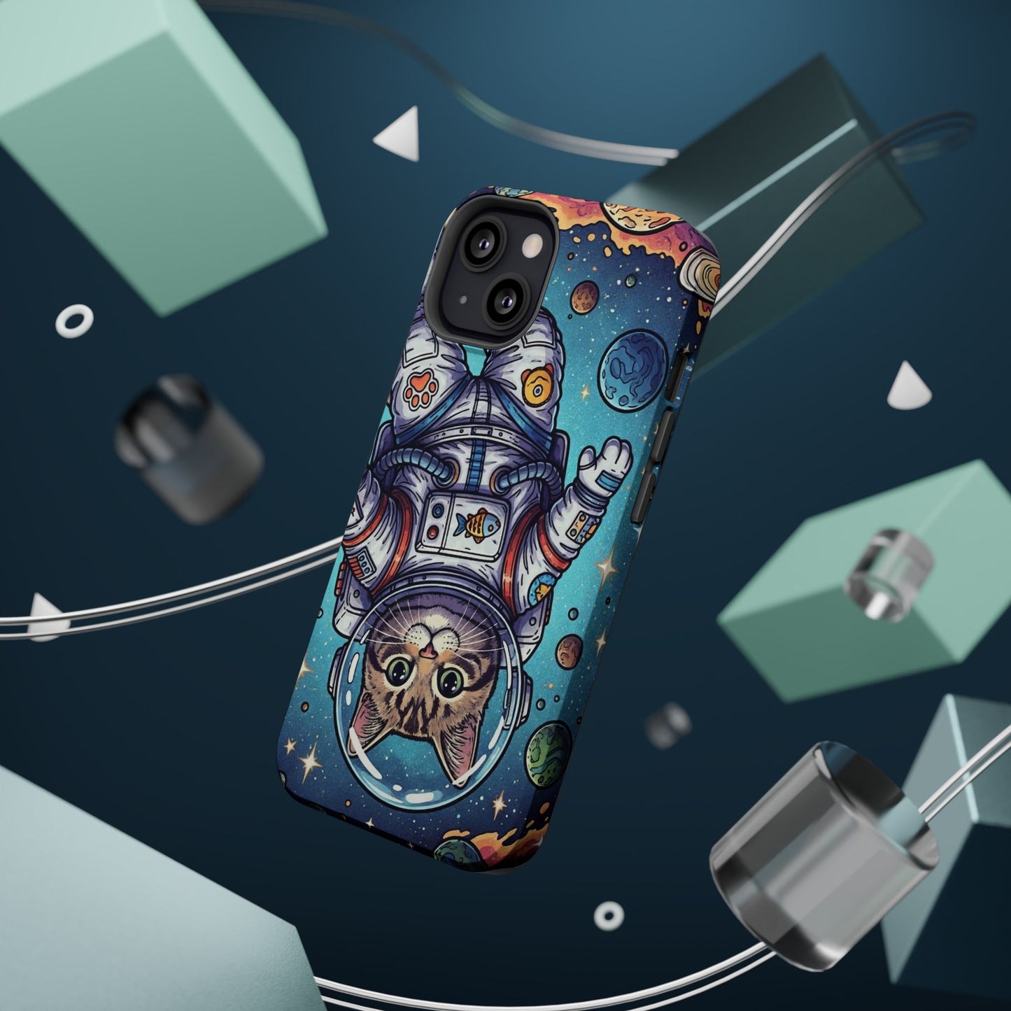 Astronaut Cat - Magnetic Phone Case