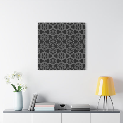 Geometric Sacred Flower - Canvas