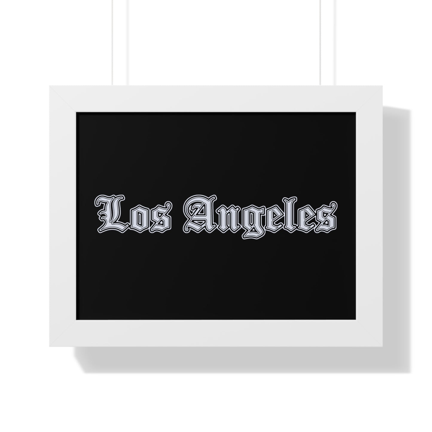 Los Angeles - Silver Edition - Framed Poster