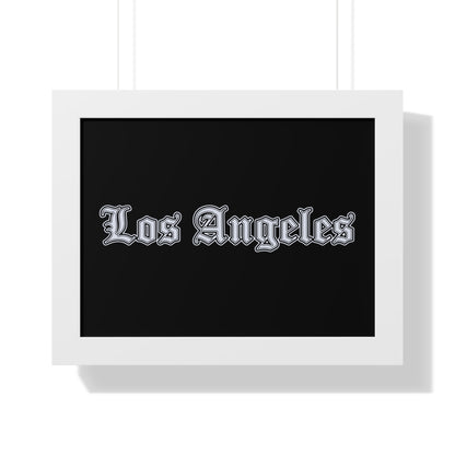 Los Angeles - Silver Edition - Framed Poster